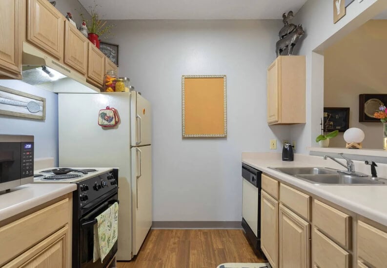 Kitchen at a Quality Apartment Kitchen at a Quality Apartment